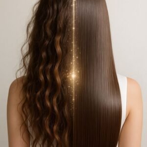 جلسة علاج البروتين لتنعيم الشعر وإصلاح التلف وإعادة اللمعان الطبيعي