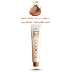 صبغة تانينو كيرير خالي من الامونياء أشقر ذهبي اللون الماهوجني 7.35