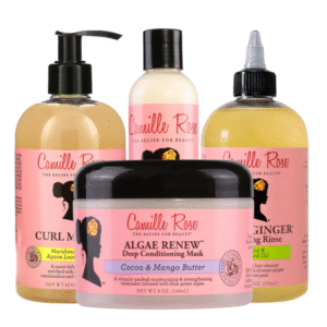 كاميل روز عنايه بالشعر المجعد